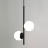 Lustre Pendente Haste Redonda para 2 Bolas - Ideal Lustres