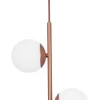 Lustre Pendente Cobre Jabuticaba para 2 Bolas - Ideal Lustres