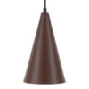 Lustre Pendente Cone Pequeno Café 1 Lâmpada - Ideal Lustres - Image 2