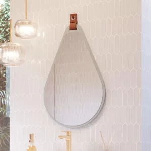 Espelheira Gota Pistache MGM - Design Moderno para Banheiro