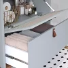 Armário de Banheiro Veneto 80cm Pistache/Freijó MGM com Porta e Prateleiras - Imagem 2