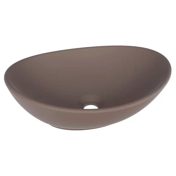 Cuba de Louça Bali Marrom Fosco Cozimax REF P101402 para Banheiro - Imagem 4