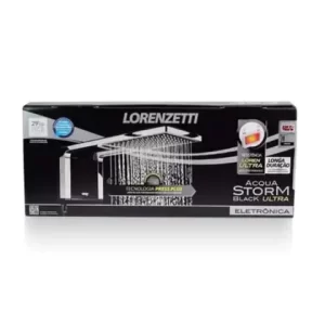 Ducha Eletrônica Acqua Storm Black Lorenzetti 220V 7500W
