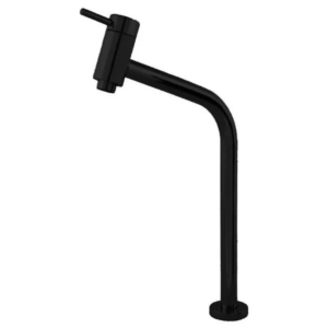 Torneira Link Alta Preto para Banheiro Faciflux – Design Moderno e Alavanca Redonda